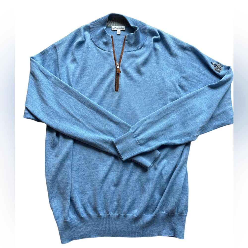 Cashmere quarter zip sweater
